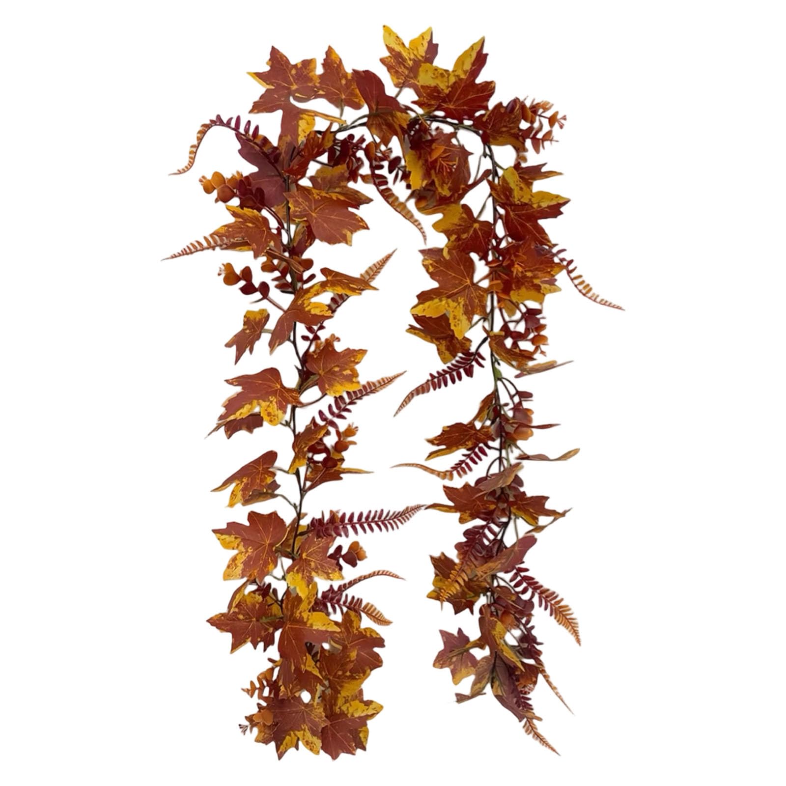 Tfaoys J Realistic Artificial Hanging Decoration Fall Plant Arrangement For Mantels Stair Christmas Halloween Thanksgiving Artificial Plant