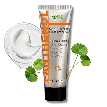10% Panthenol Forte Cream Face & Body Moisturizer with Centella Asiatica & Ceramide Deep Hydration & Skin Barrier Support Daily & Night Care for All Skin Types 3.4 Oz 100 Ml