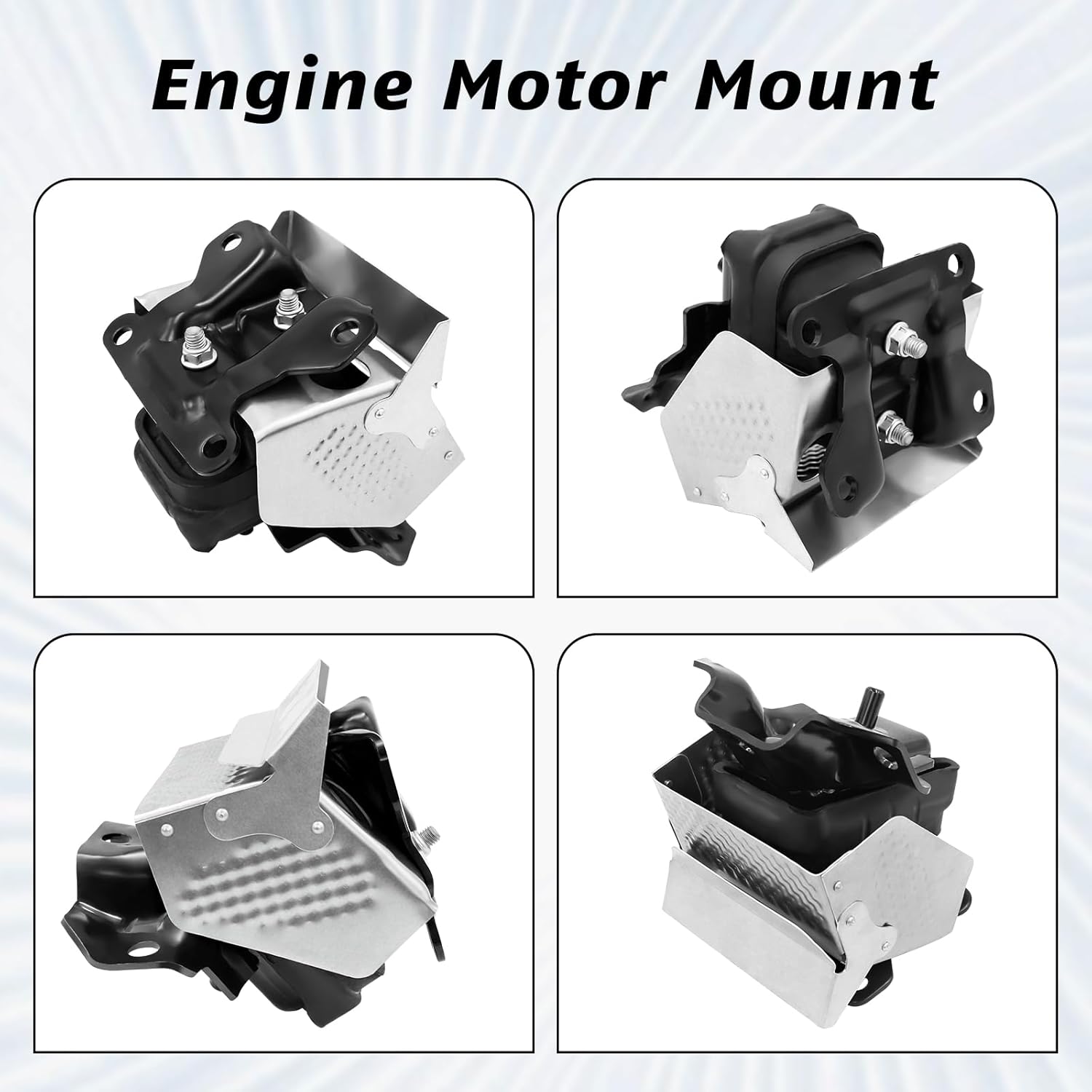 Front Motor Mount and Trans Mount Compatible with 2007-2014 Escalade, Chevy Silverado, Suburban, Tahoe, GMC Sierra, Yukon A2638 A5365 A5365 (3 PCS)