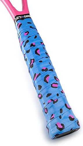 Get A Grip - Cinta de agarre de raqueta de tenis personalizada - Overgrips de tenis antideslizantesde secado rápido - Agarre de raqueta de bádminton