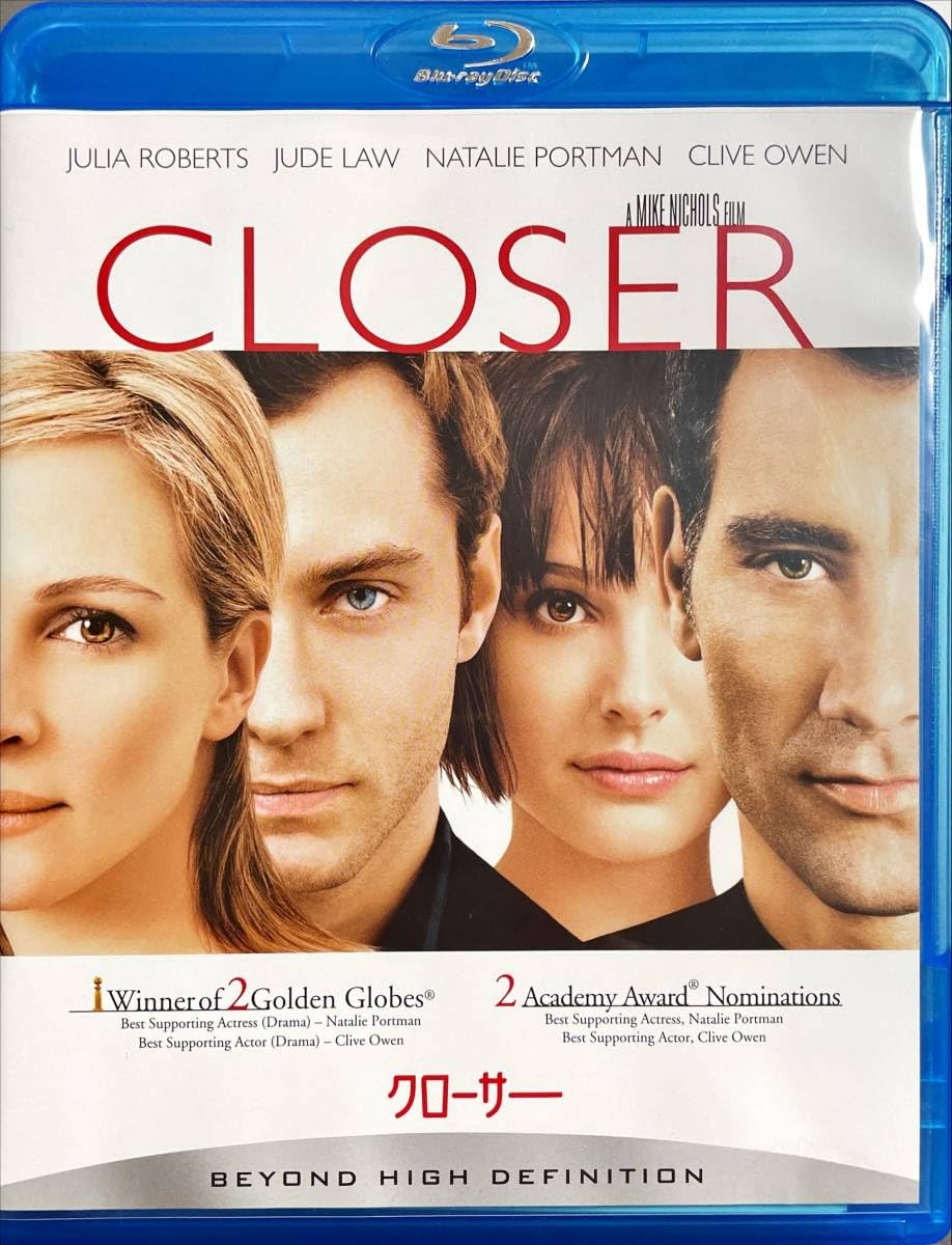 クローサー(ジュリアロバーツ) [Blu-ray] Amazon.co.jp: Blu-ray Disc クローサー CLOSER ジュリア・ロバーツ