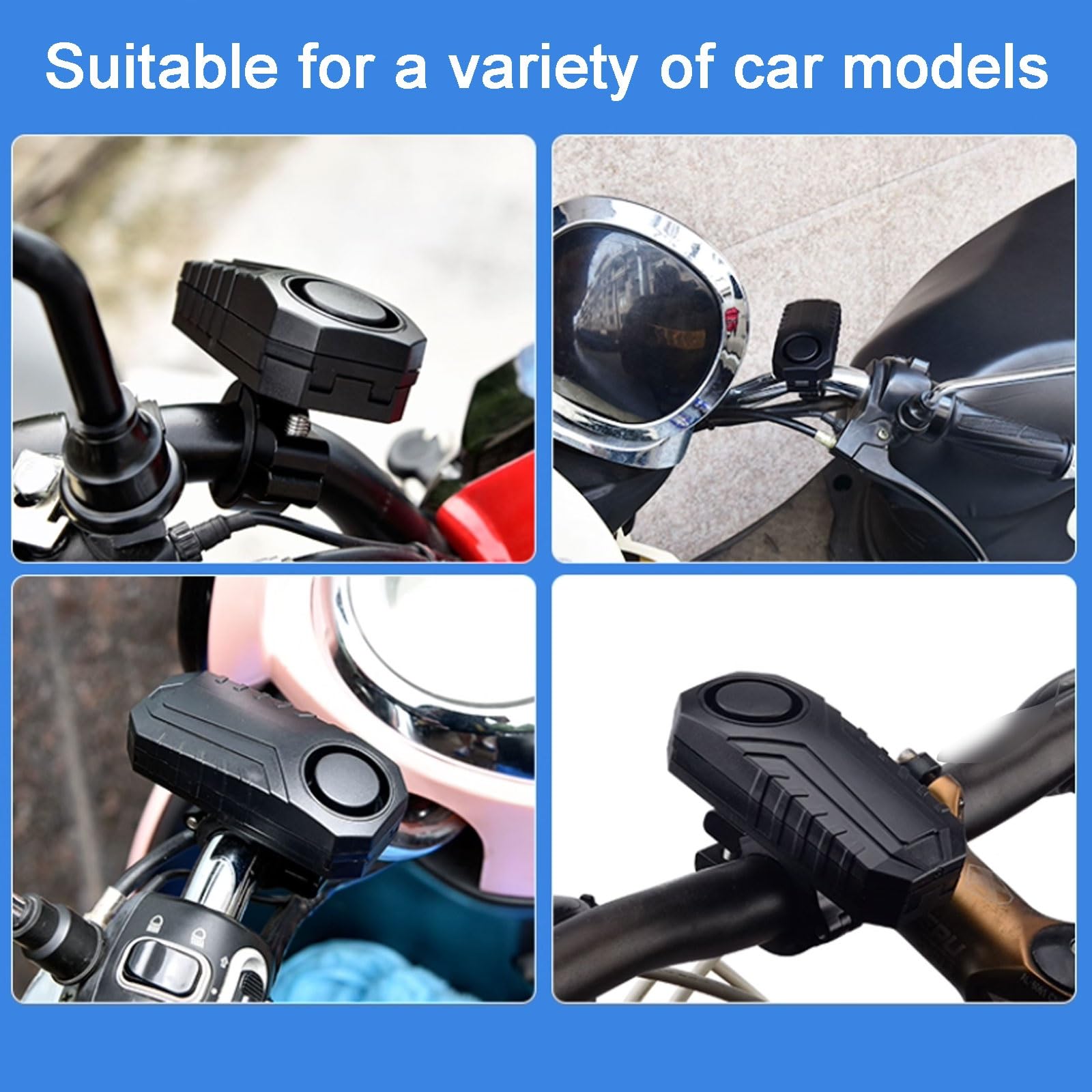 Kompaktowy plastikowy dzwonek rowerowy elektryczny dzwonek rowerowy głośnik ze stopu aluminium mini super głośny dzwonek czarny z dwoma pilotami łatwa instalacja