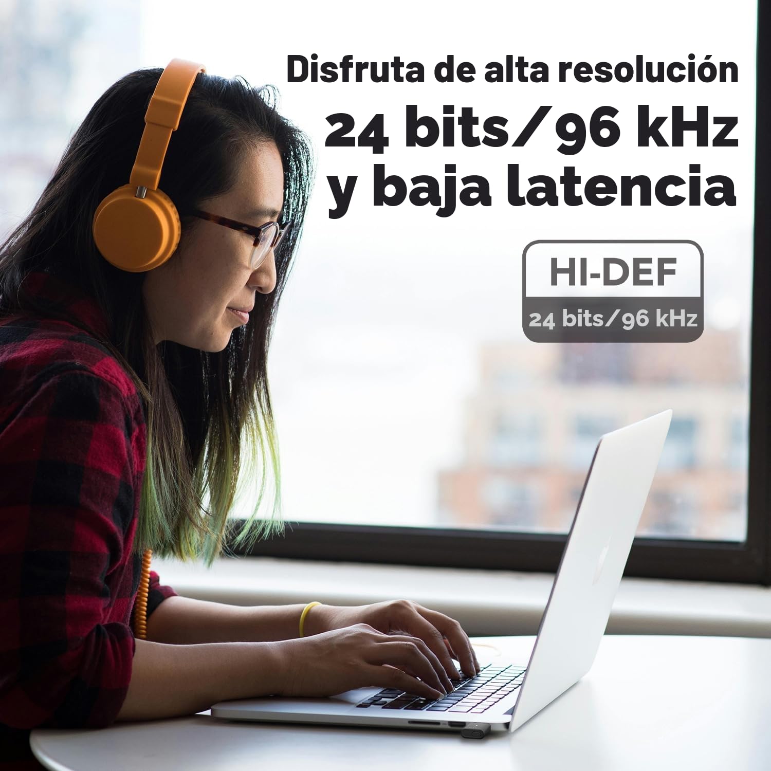 Creative BT-W6 - Transmisor de Audio Bluetooth 5.4 y LE con Sonido Snapdragon, aptX sin pérdidas, Baja latencia y Audio hasta 24 bits/96 kHz