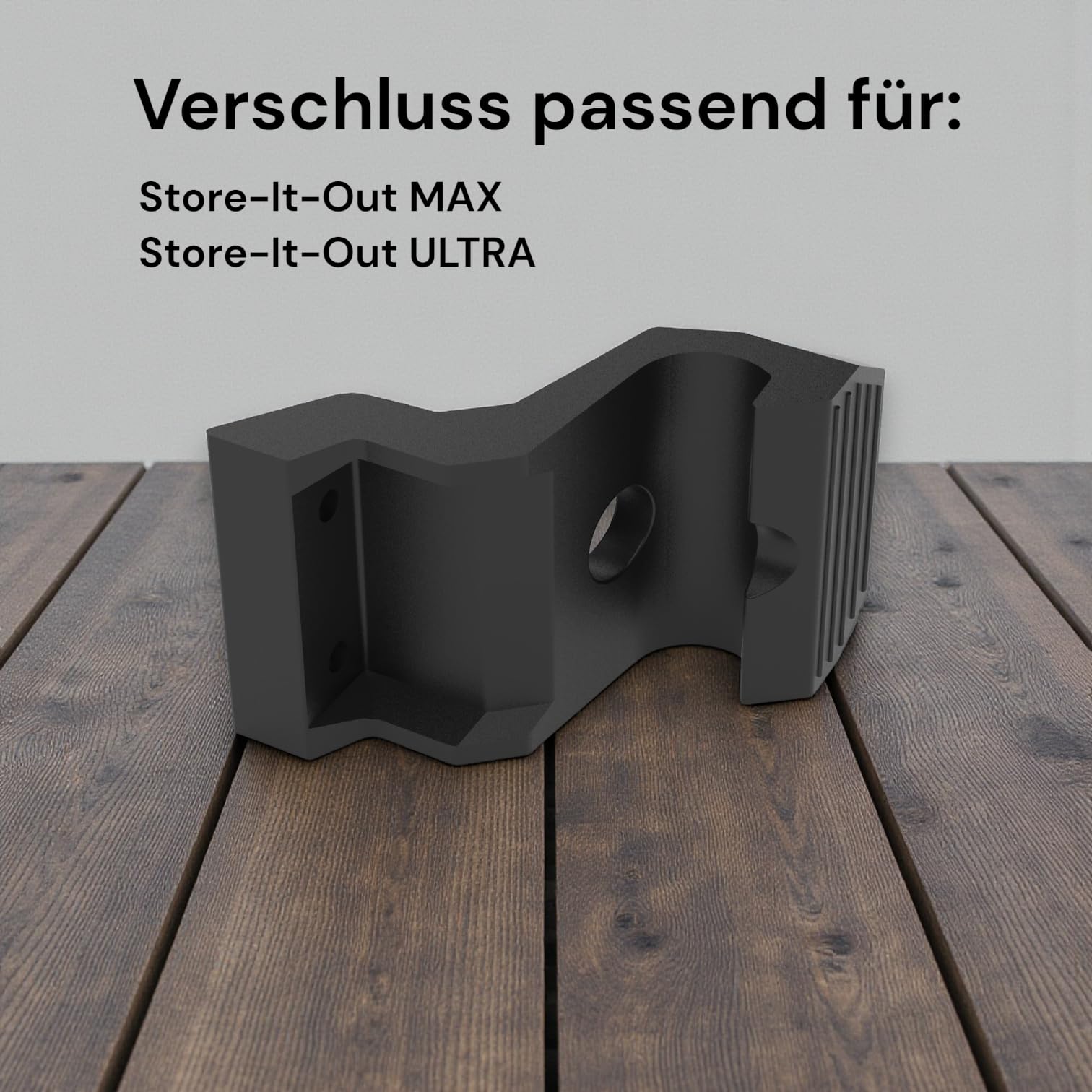 G°Dry Verschlusslasche - Ersatzteil passend für Keter Store-It-Out MAX & ULTRA Mülltonnenbox, WLDC Verschluss, verstärkte UV-beständige Lasche