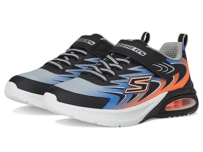 SKECHERS KIDS Microspec Max Advance 404101L (Little Kid/Big Kid) Boys Shoes Black/Charcoal : 11 Little Kid M, Synthetic/Textile