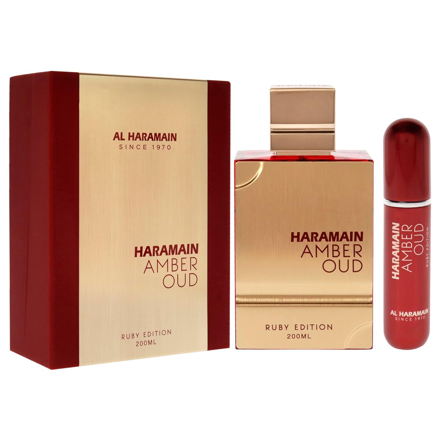 Al Haramain Amber Oud Ruby Edition Eau De Parfum Spray for Unisex, 6.7 Ounce - Image 2