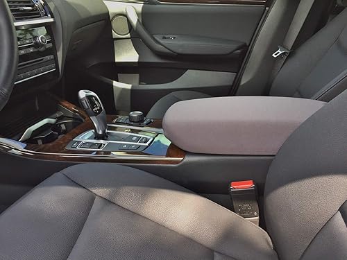 Miniatura 7 de Auto Console Covers - Se adapta a la funda para reposabrazos de consola central BMW X3 2011-2023, tela de neopreno impermeable (bronceado)