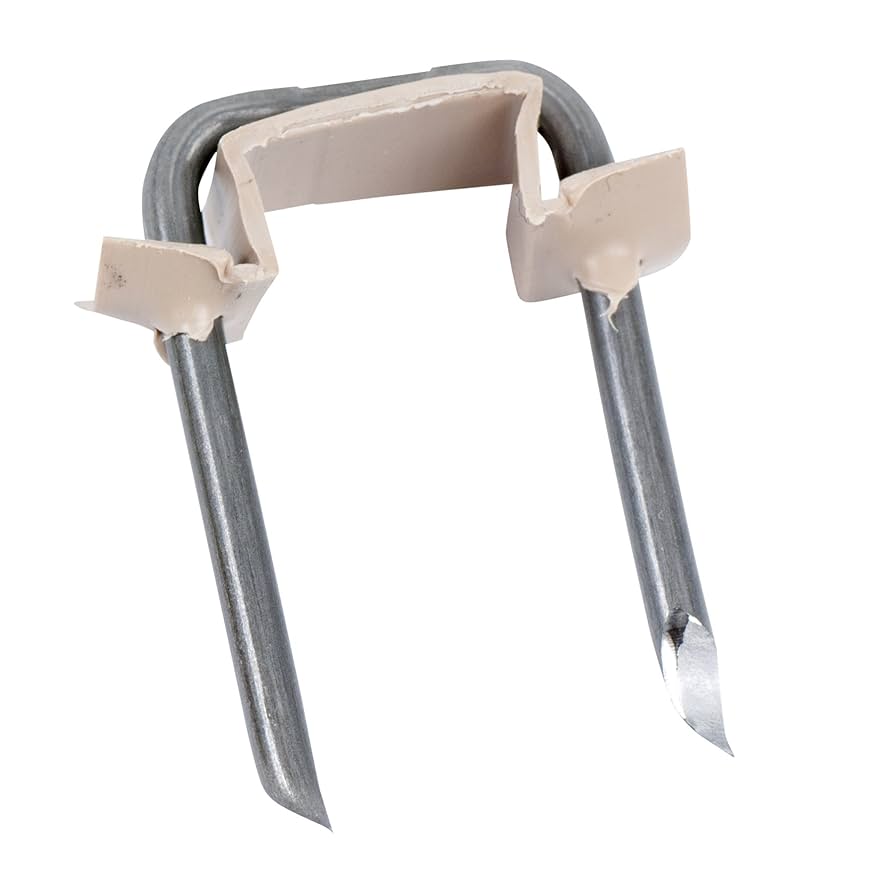 専用　USA 真鍮GEプレート MS-175 Cable Staple, 9/16 in W Crown, 1-1/4 in L