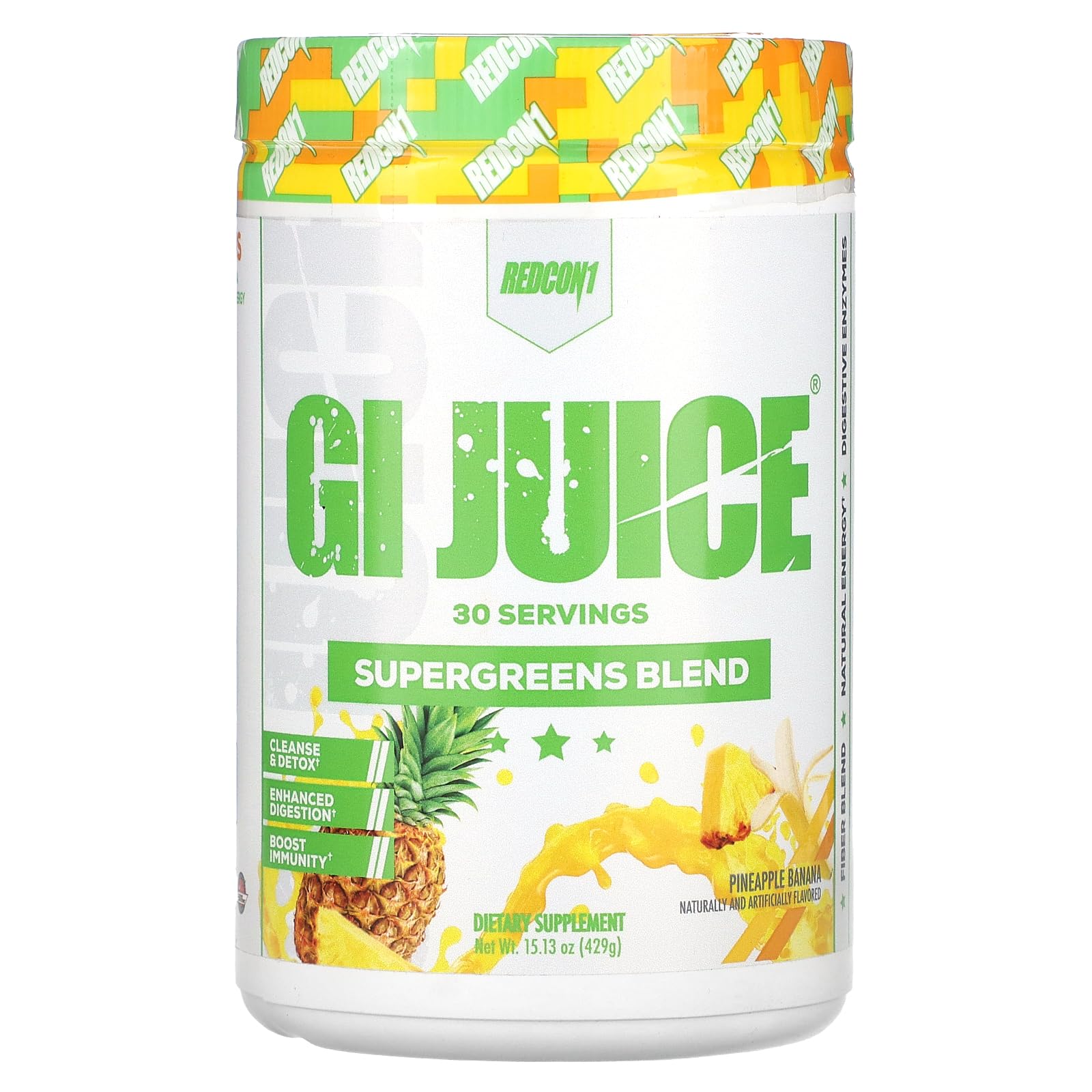 GI Juice - Digestive Enzymes - Pineapple Banana