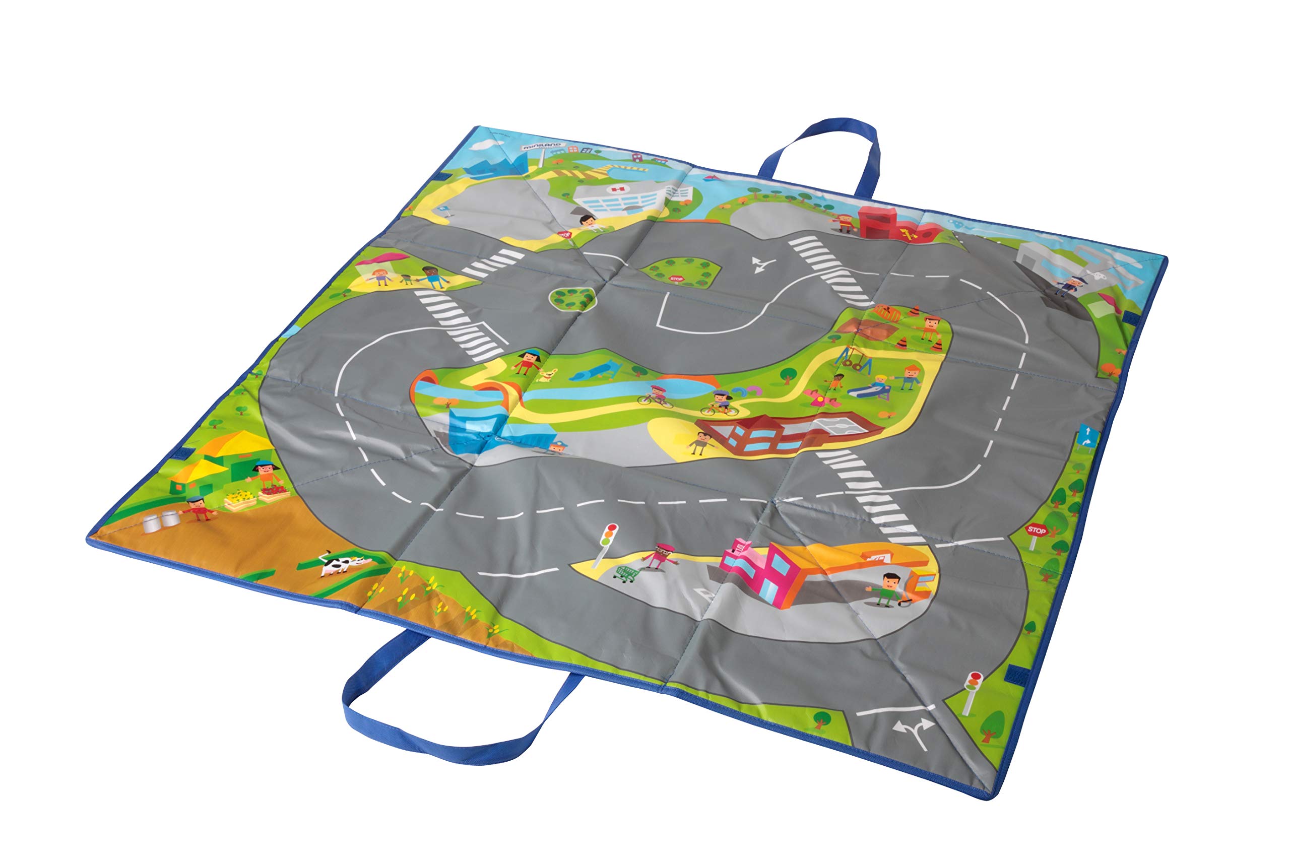 Miniland 97096 "Minimobil Traffic Box" Set, Multi-color