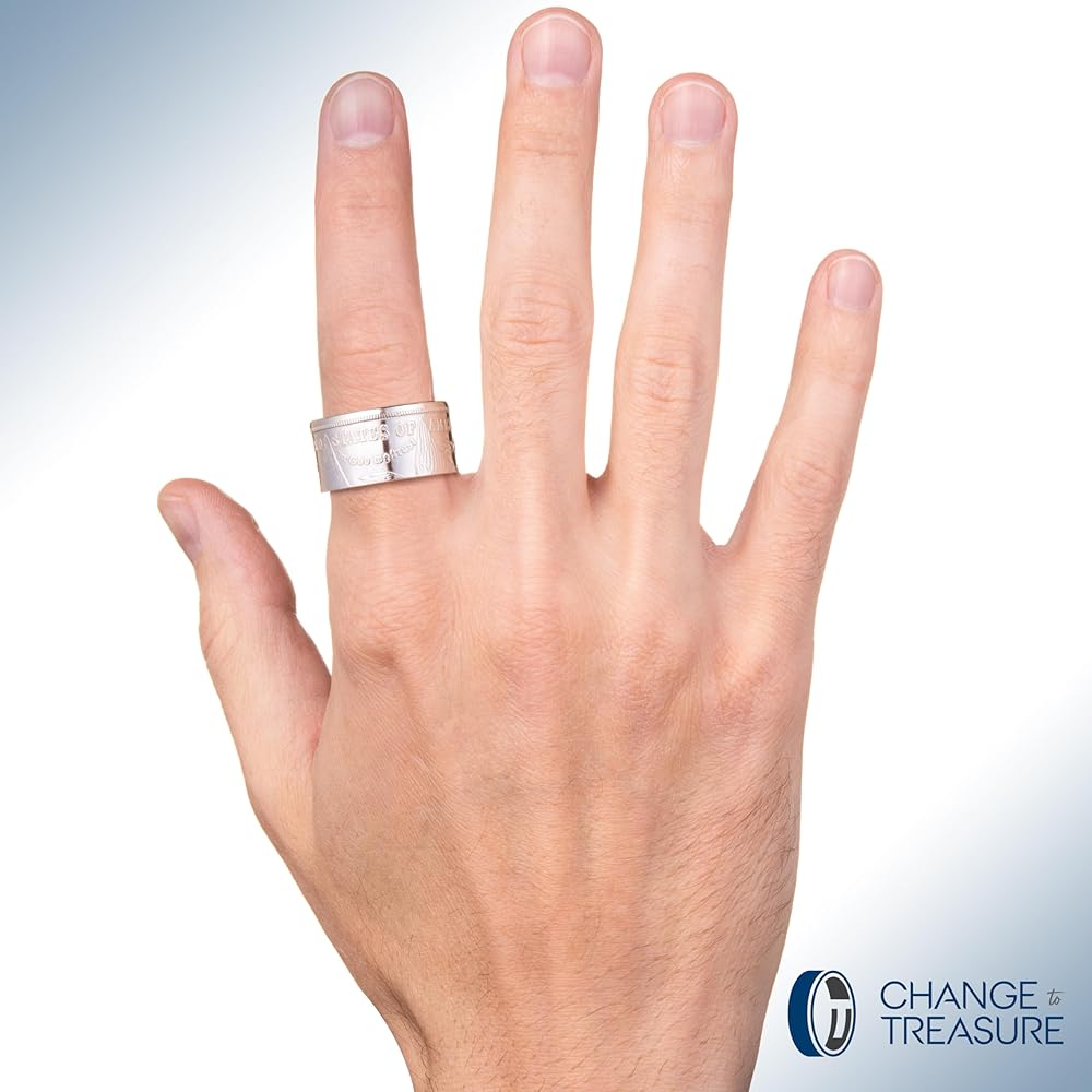 Amazon.com: CHANGE TO TREASURE 1921 Morgan Silver Dollar Ring
