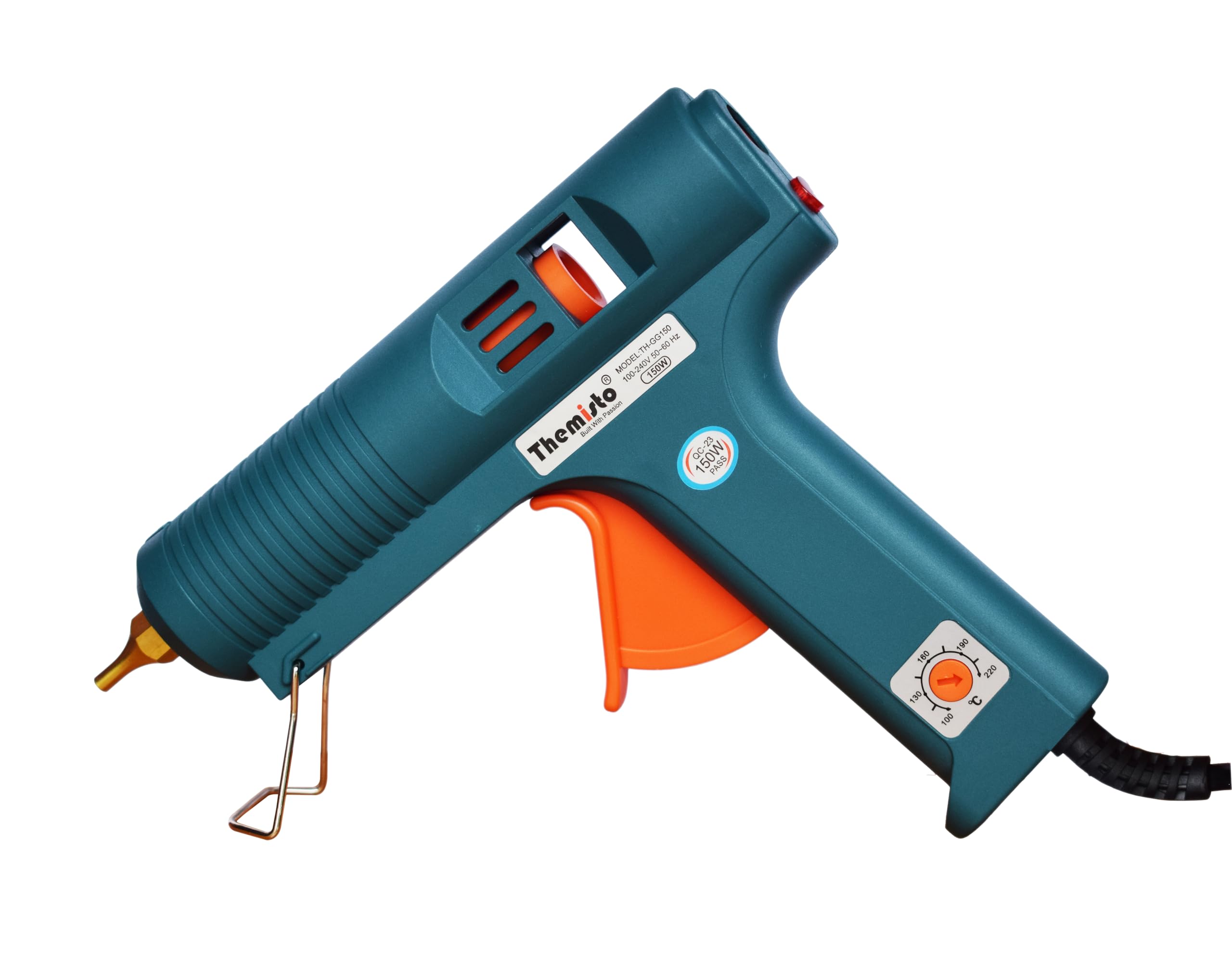 THEMISTO 150 Watts Multi-Temperature Corded Electric Hot Melt Glue Gun With 5 Super Strong Gumming Glue Sticks (TH-GG150) 3