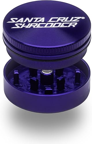 Santa Cruz Shredder Molinillo de hierbas de metal con parte superior moleteada para un agarre más fuerte, 2 piezas, pequeño (Mini) de 1.7 pulgadas