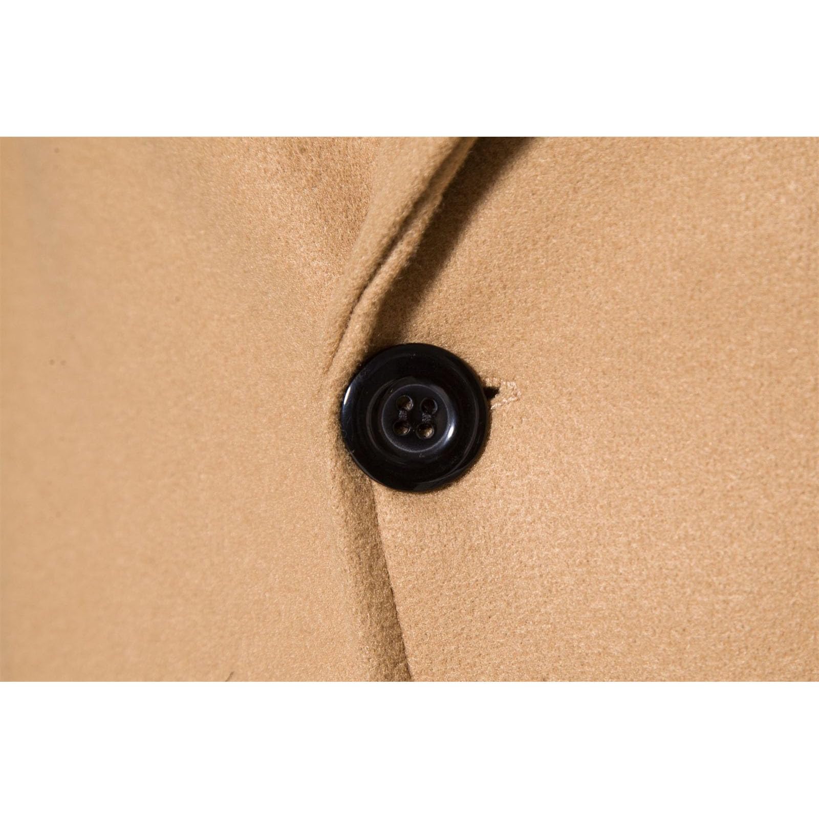 Giacchetto Uomo Invernale,Abbigliamento Uomo Cappotto casual da uomo in pile caldo con collo manica lunga chiusura lampo tasche Prodotto di categoria Men’s Anoraks