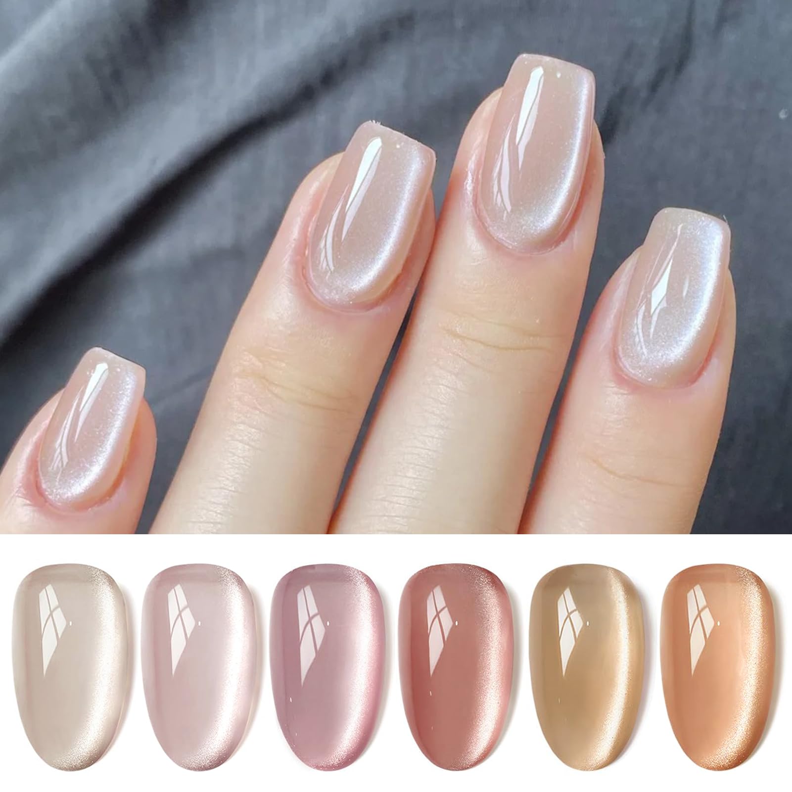 Amazon.co.jp: BORN PRETTY 磁気 ジェルネイル 月光 猫の目 ジェル