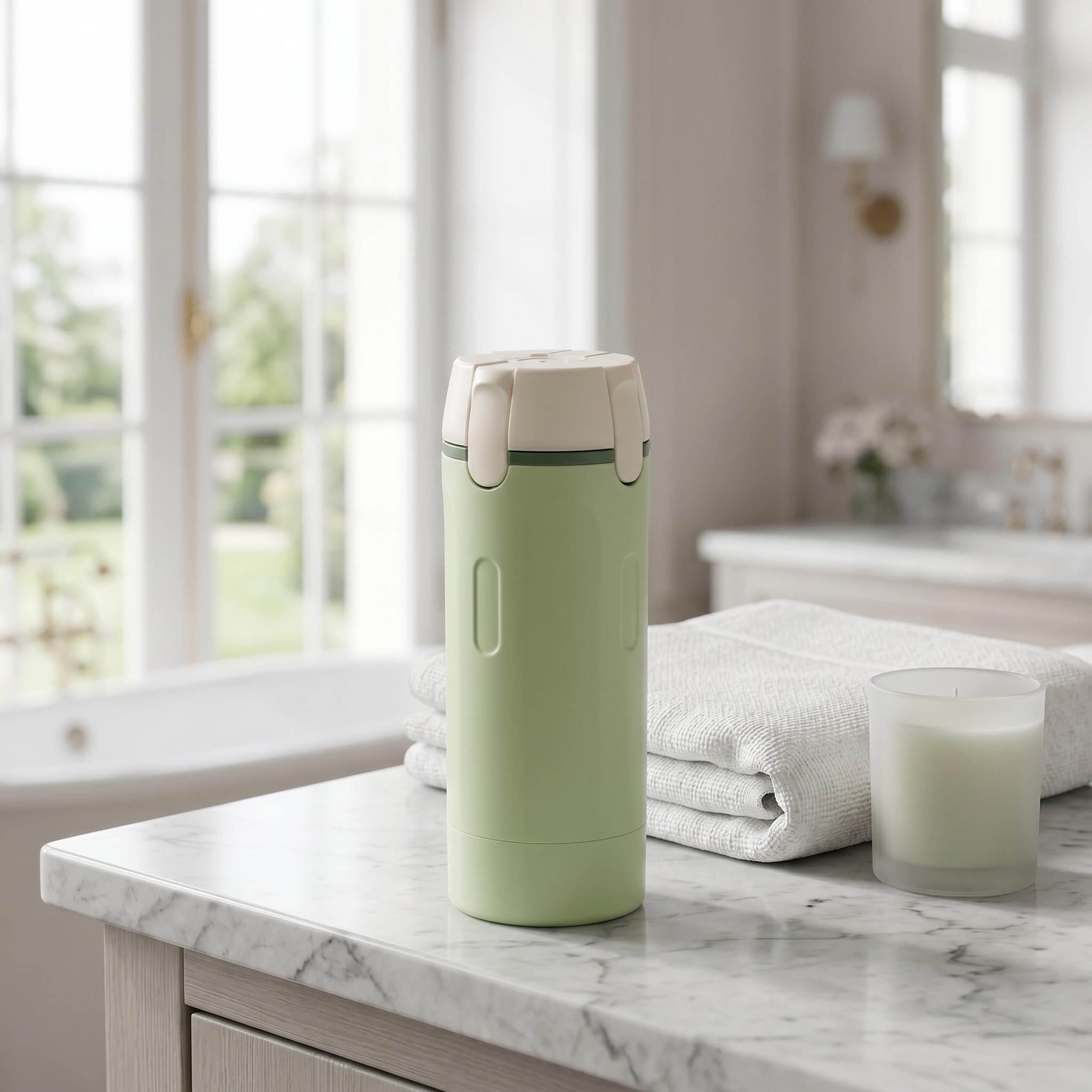 Set di bottiglie da viaggio ricaricabili 4 in 1, dispenser per WC a prova di perdite, 4 flaconi spray da 30 ml, dimensioni da viaggio, per shampoo, lozione per la cura della pelle, approvati in aereo