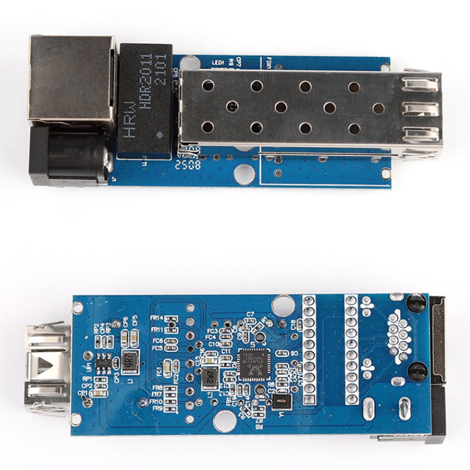Konwertery Gigabit Ethernet Światłowodowe z Modułami SFP i SFP, PCB