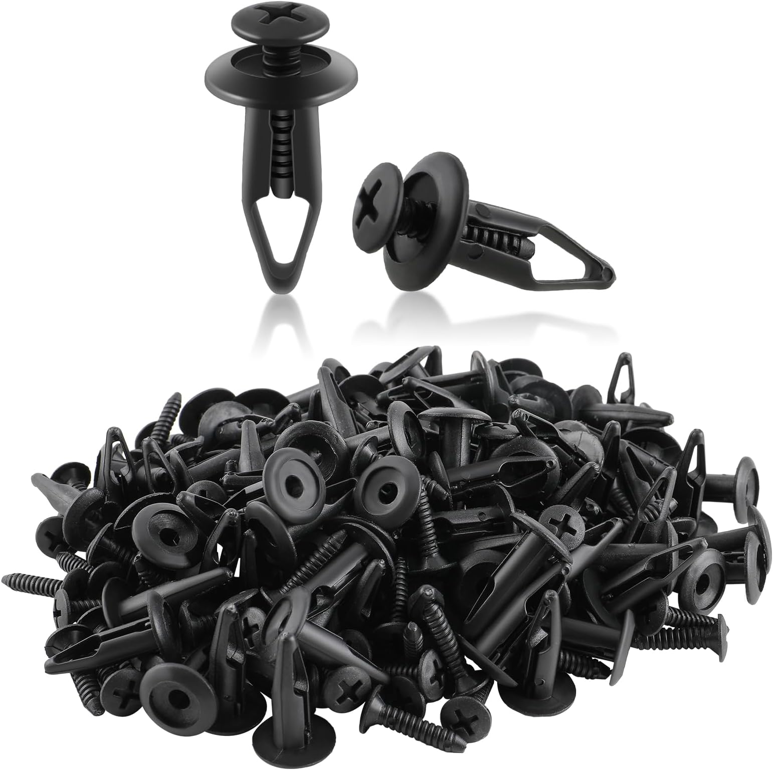 MOTOALL Plastic Bumper Rivet Clips Fastener Screw for Rhino 450 660 Yamaha Rhino Fender Hood Body 100Pcs