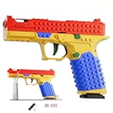 Tactical DIY Building Block Handle Set, Modular Grip Construction Kit Compatible with Major Brick Brands, Creative Upgrade Accessory for Toy Blasters and Display Models with Stand