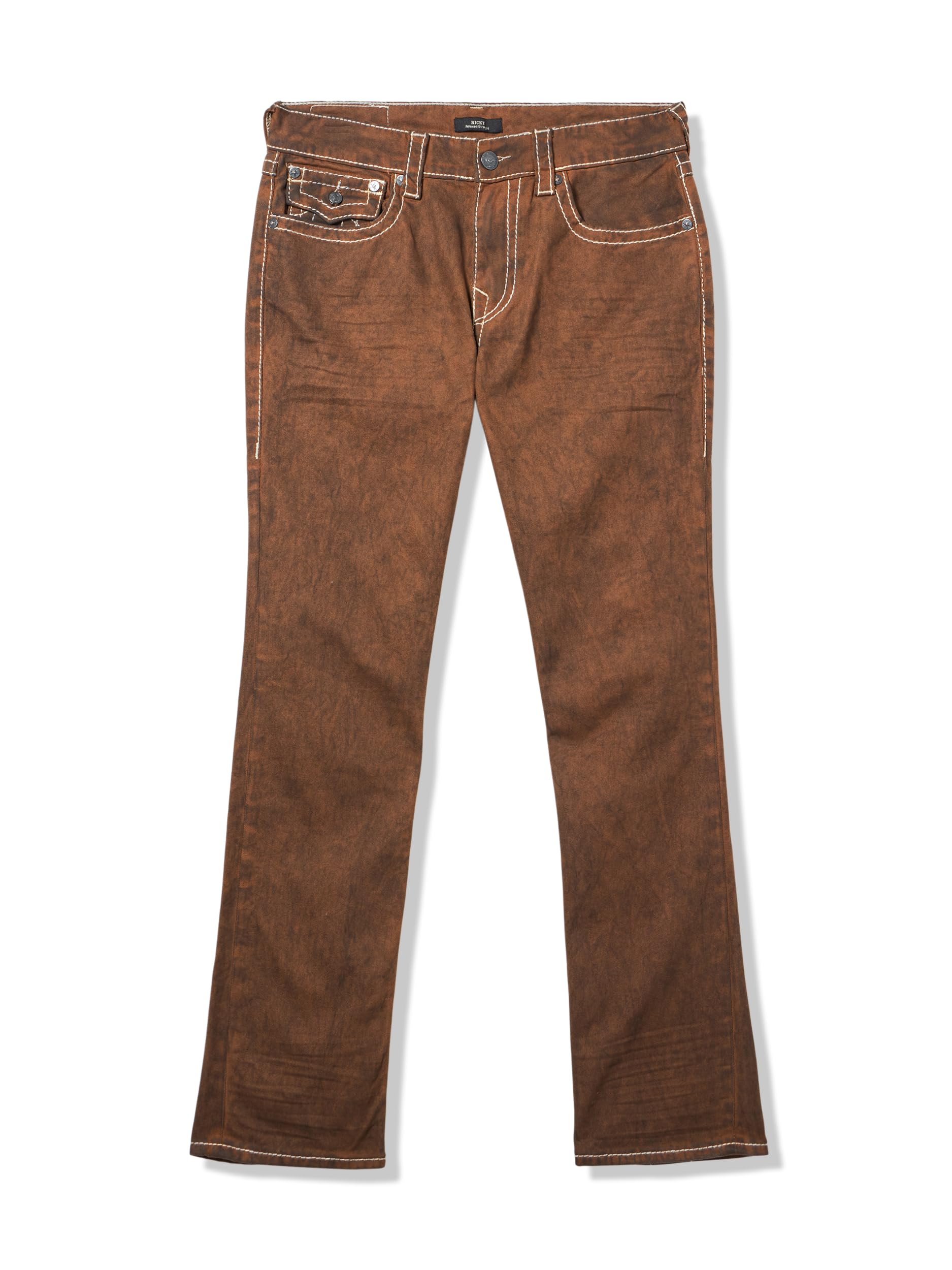 True Religion Men's Ricky Big T Flap Jeans 34
