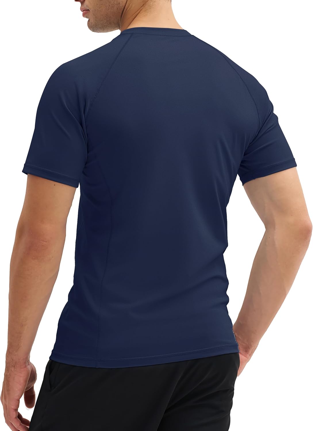 MAGCOMSEN Men's Short Sleeve UPF 50+ T-Shirt Swim Quick Dry Rash Guard Athletic Surf Shirts Performance Water Shirts - Image 7