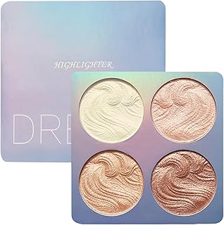 Yeahdor Soft-Focus Highlighter Palette – 4 Me...