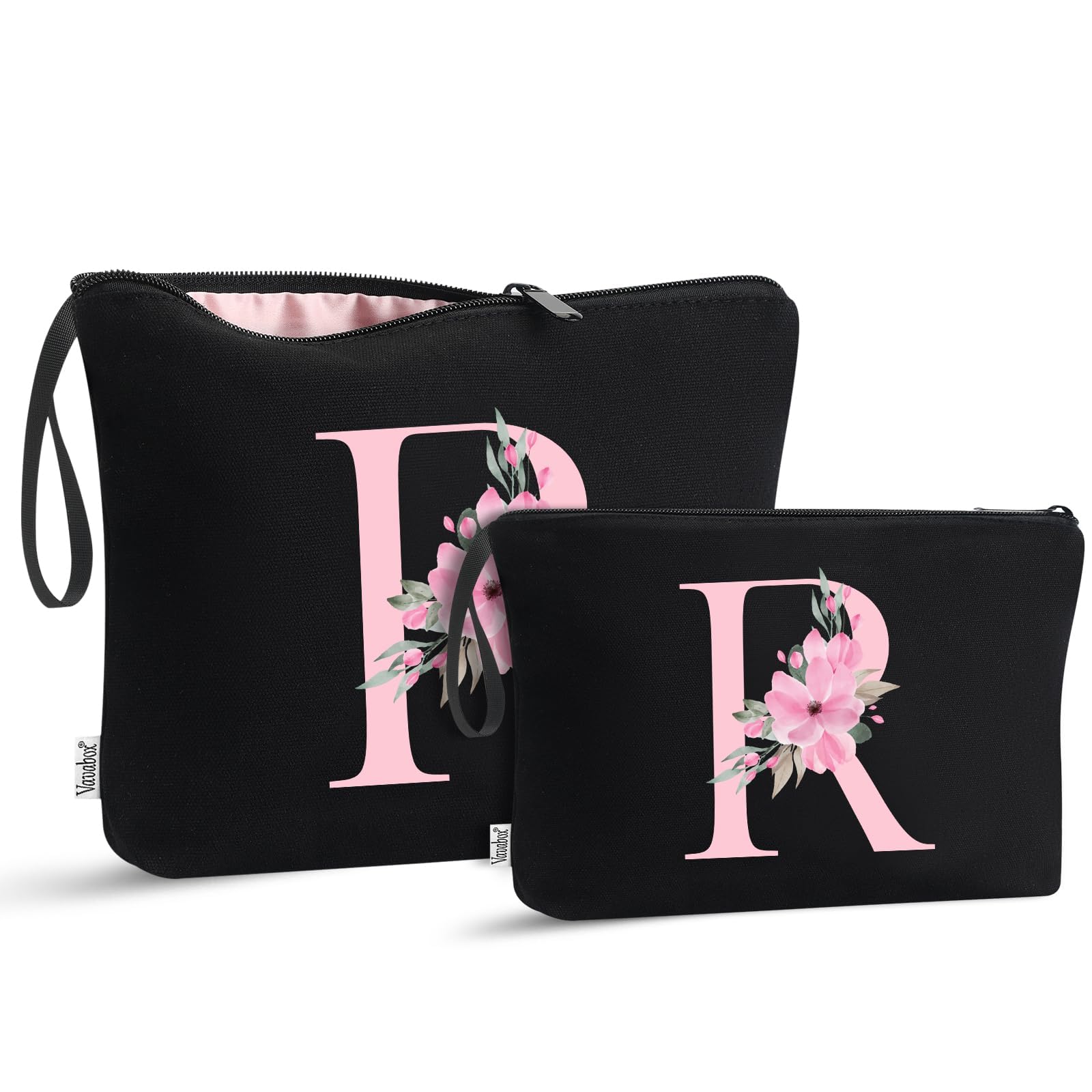 Vavabox A-Z Personalisierte Kosmetiktasche-Geburtstagsgeschenke für Frauen, Mütter, Beste Freundinnen und Brautjungfern