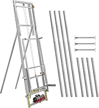 MSW Material Lifter 10 m up to 300 kg Vertical Version Also for Flat Roofs - Construction Site Lifts Tile Lift Ladder