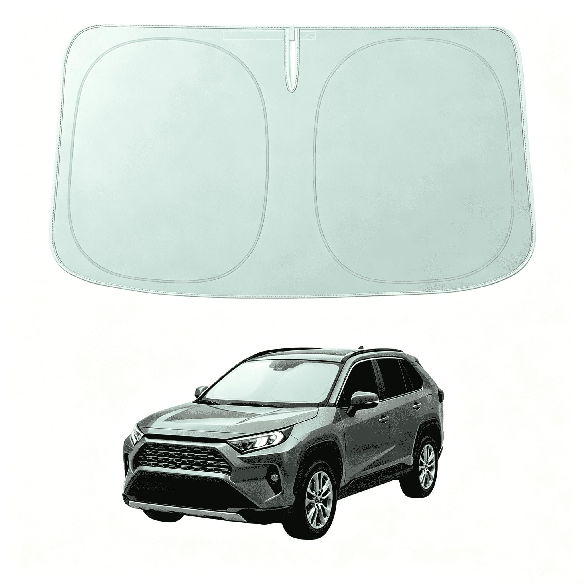 Amazon.com: WOLFBOX Foldable Car Windshield Sun Shade, Maximum UV