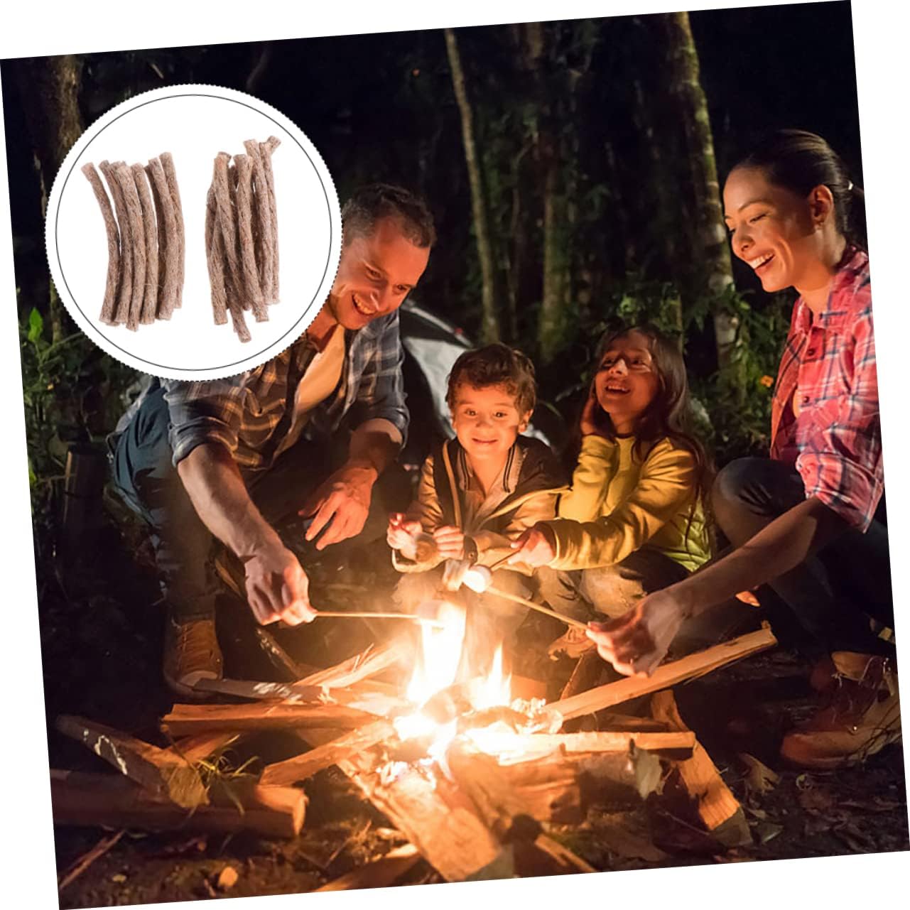 Kindling Rope Starter Stater Light Camping Accessories Color Magnesium Wick Campfire Camper Camping Fire