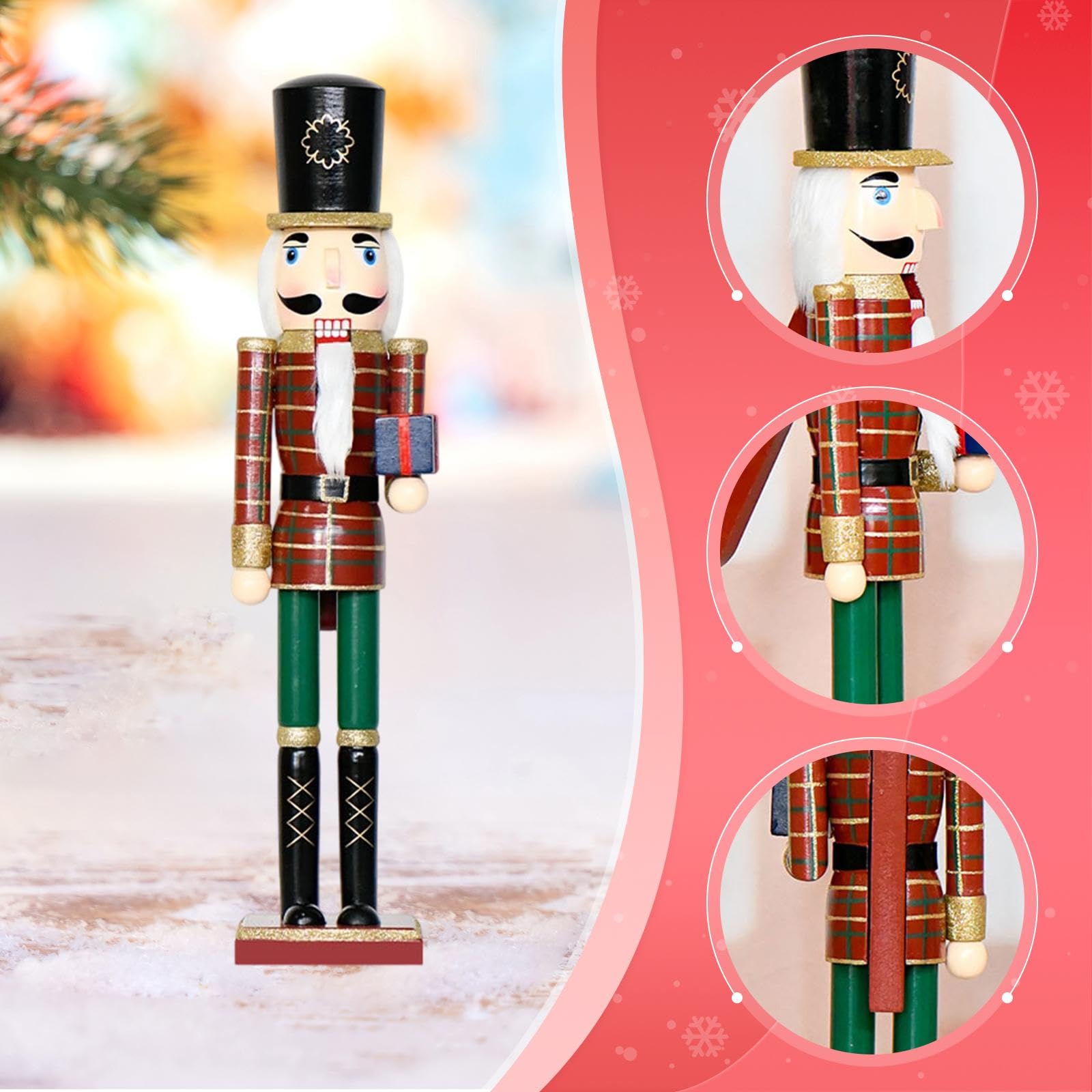 Nussknacker Aus Holz – Bastelidee für Weihnachtsdekoration, Tischdekoration, Gastgeschenke