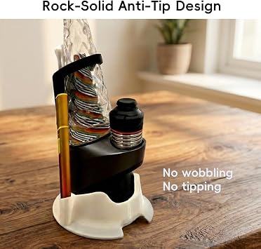 2 Pack Stabilizer Base for Peak Devices, Anti-Tip Non-Slip Stand with Tool Holder, Wireless Charging Friendly, Plug-and-Play Organizer for Pro & OG Models
