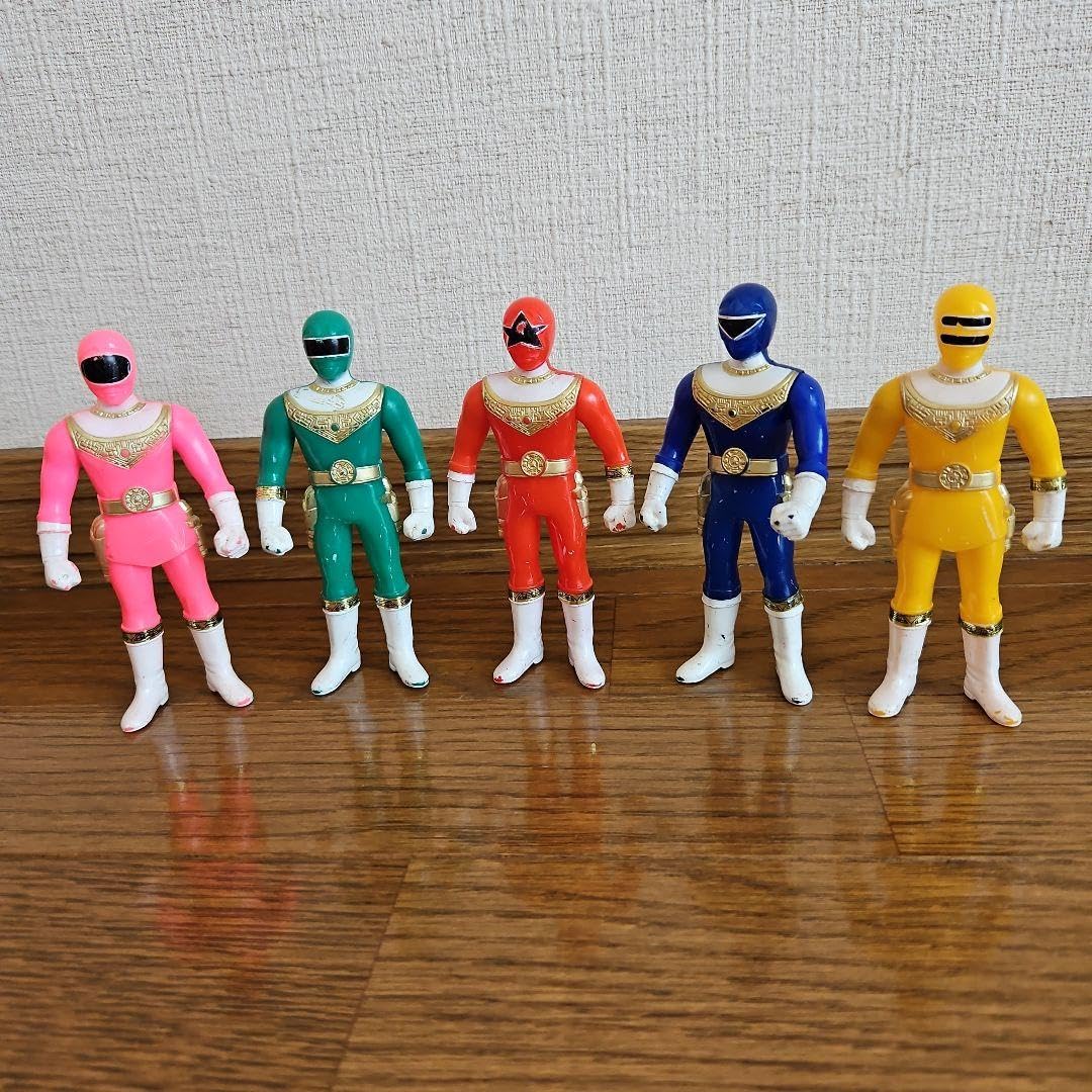 Amazon.co.jp: 超力戦隊オーレンジャー、ソフビ5体 : おもちゃ