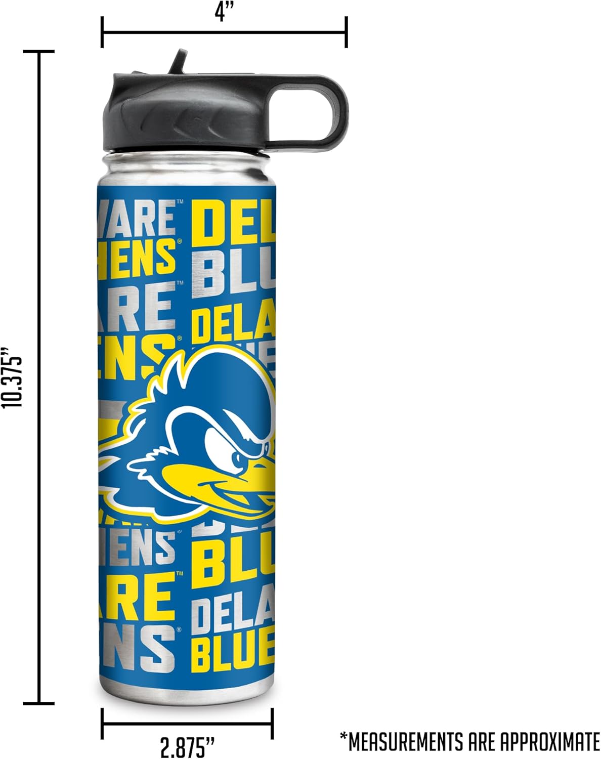 Rico Industries NCAA 22oz Stainless Steel Tumbler with Lid - Great For Coffee, Tea, Water or Cocktails - Image 7