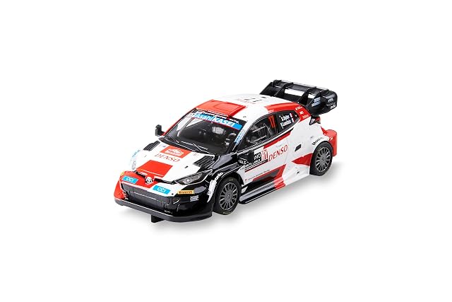 SCALEXTRIC - Coche de Carreras Original - Coche Slot Escala 1:32 (Toyota Yaris WRC - Montecarlo '23)