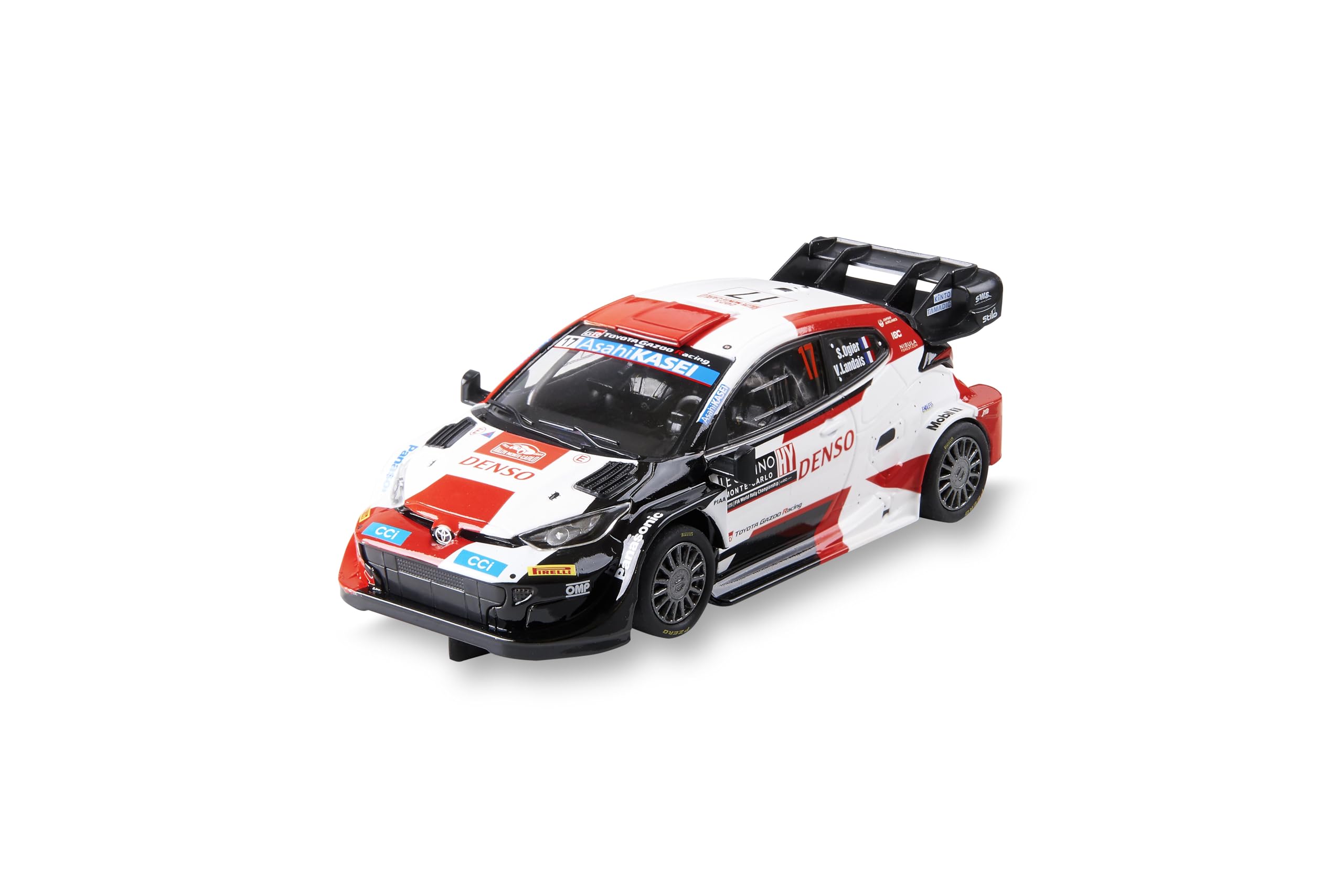 SCALEXTRIC - Coche de Carreras Advance - Coche Slot Escala 1:32 (Toyota Yaris WRC - Montecarlo '23)