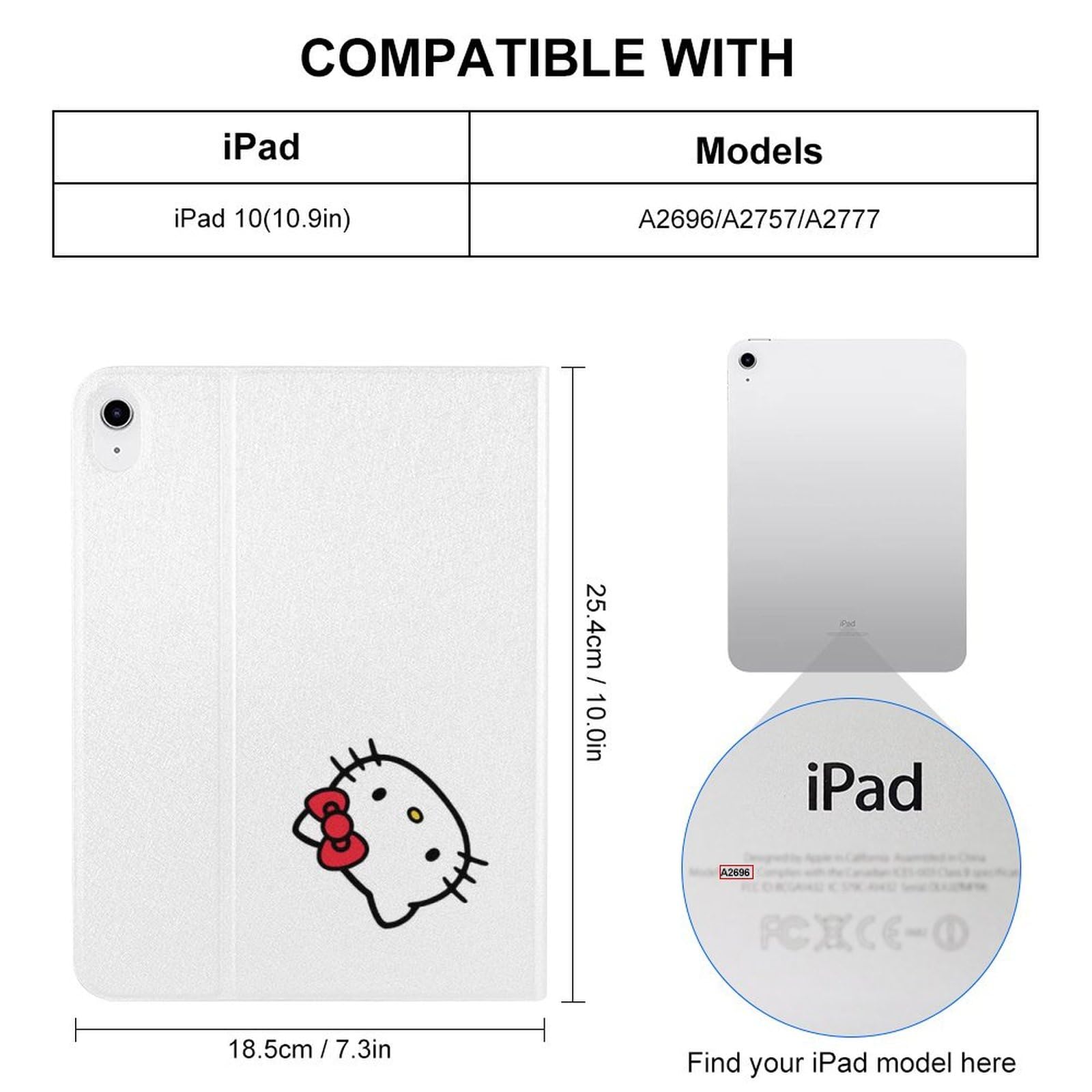 Amazon.co.jp: ハローキティ iPad 10 ケース おしゃれ iPad 第10世代