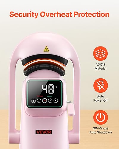 Vista 13 de Happybuy prensa de calor para decorar sombreros y demás. Negro