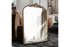 Vintage Gold Arched Wall Mirror | Adorn Your Space with Timeless Elegance