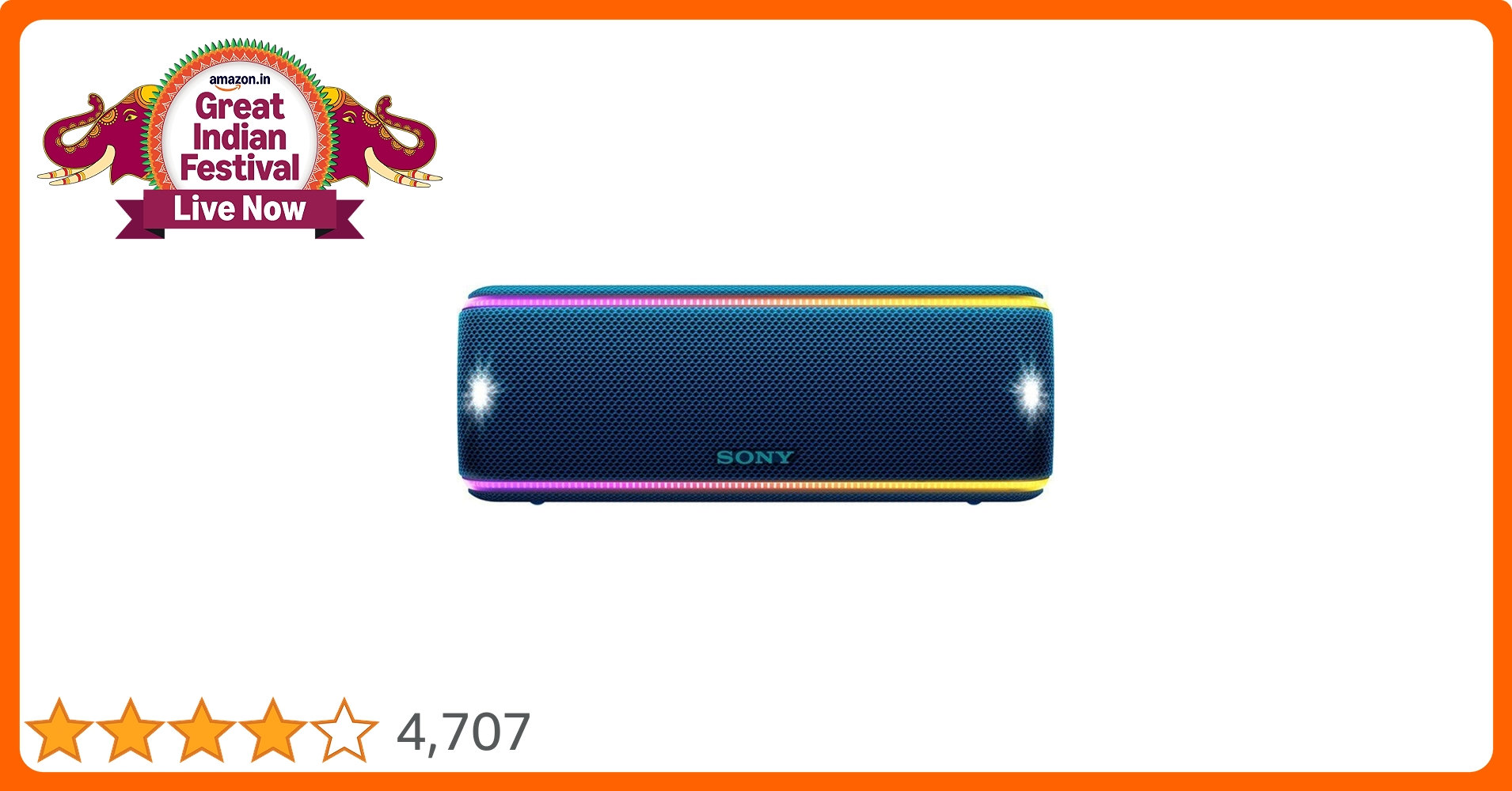 【SONY 】　EXTRA BASS   SPS- XB31 Sony SRS-XB31 Extra Bass Portable Waterproof Wireless