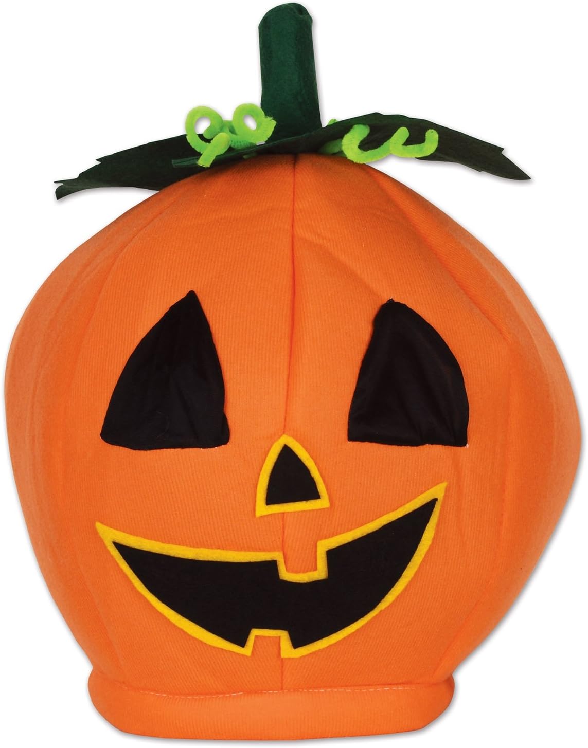 Beistle Men's Plush Pumpkin Head Hat