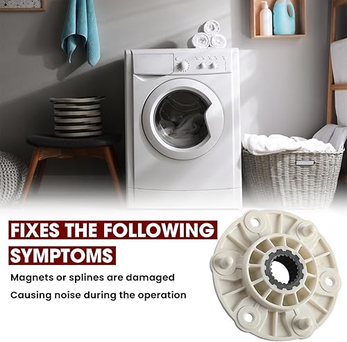 Miniatura 4 de Seentech - Buje de rotor para lavadora MBF618448PBT-GF30, compatible con lavadora LG, sustituye a la parte 4413ER1003A 4413ER1003C 4413ER1001C
