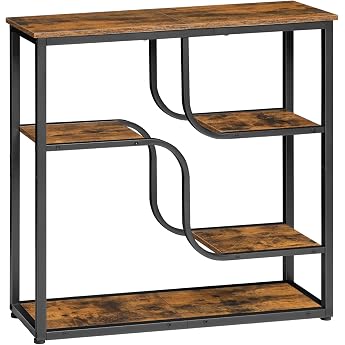 HOOBRO EBF69XG01 5 Tier Narrow Console Table Hallway Table Sofa Table
