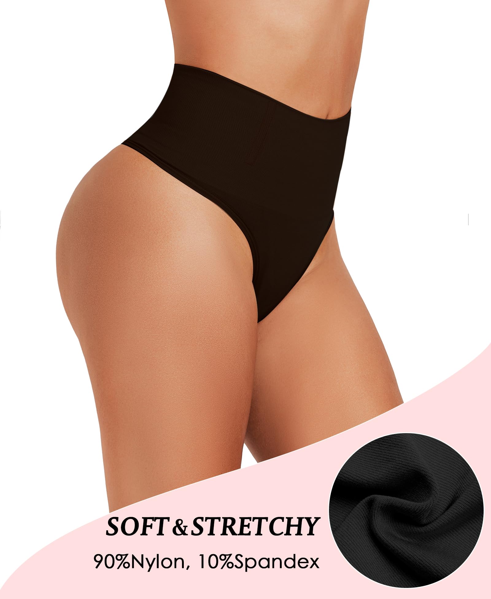 Bragas moldeadoras con control de abdomen para mujer