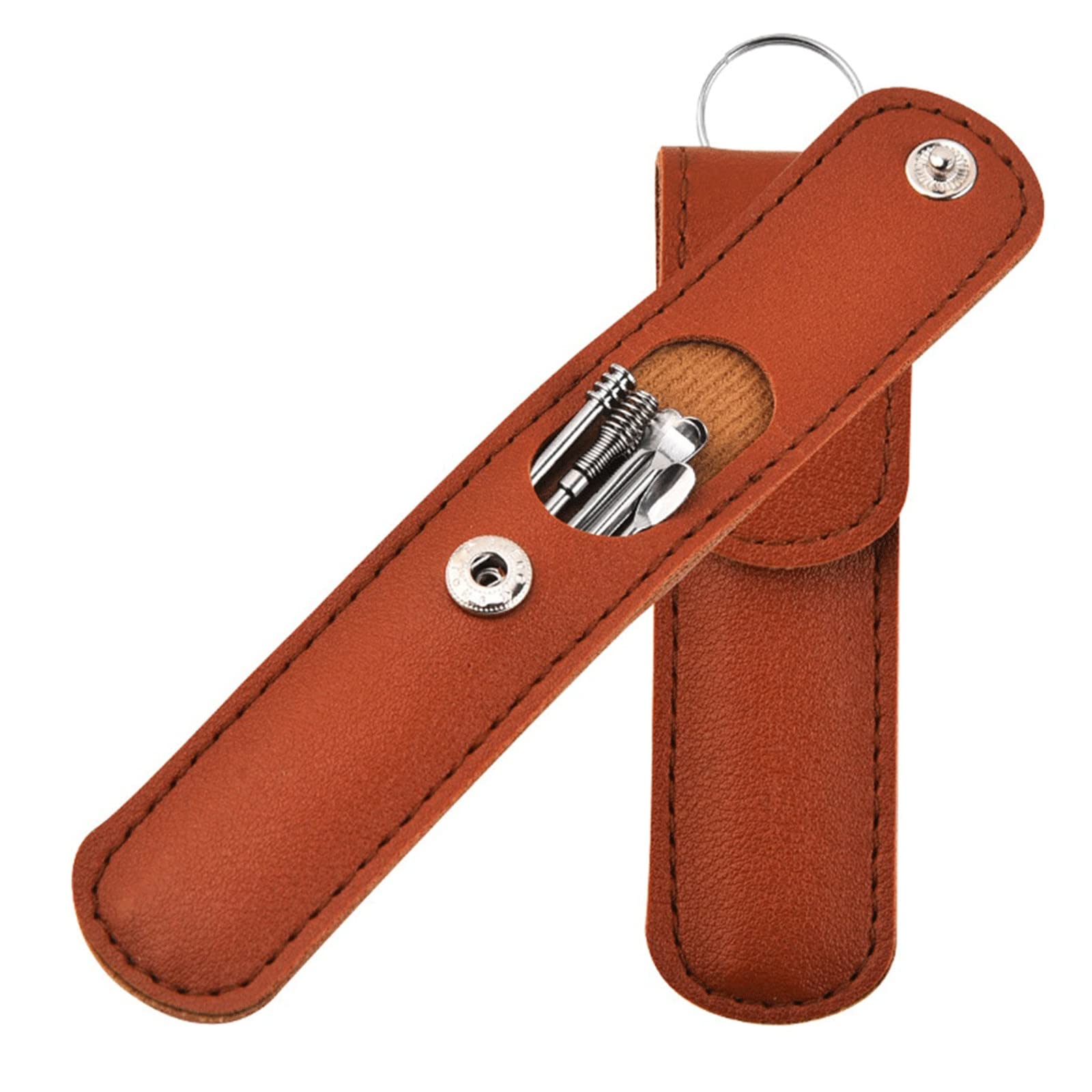 Produits d'élimination du cérumen Nettoyeur d'oreille Outil d'élimination du cérumen Curette en Acier Inoxydable Cure-Oreille Nettoyage des