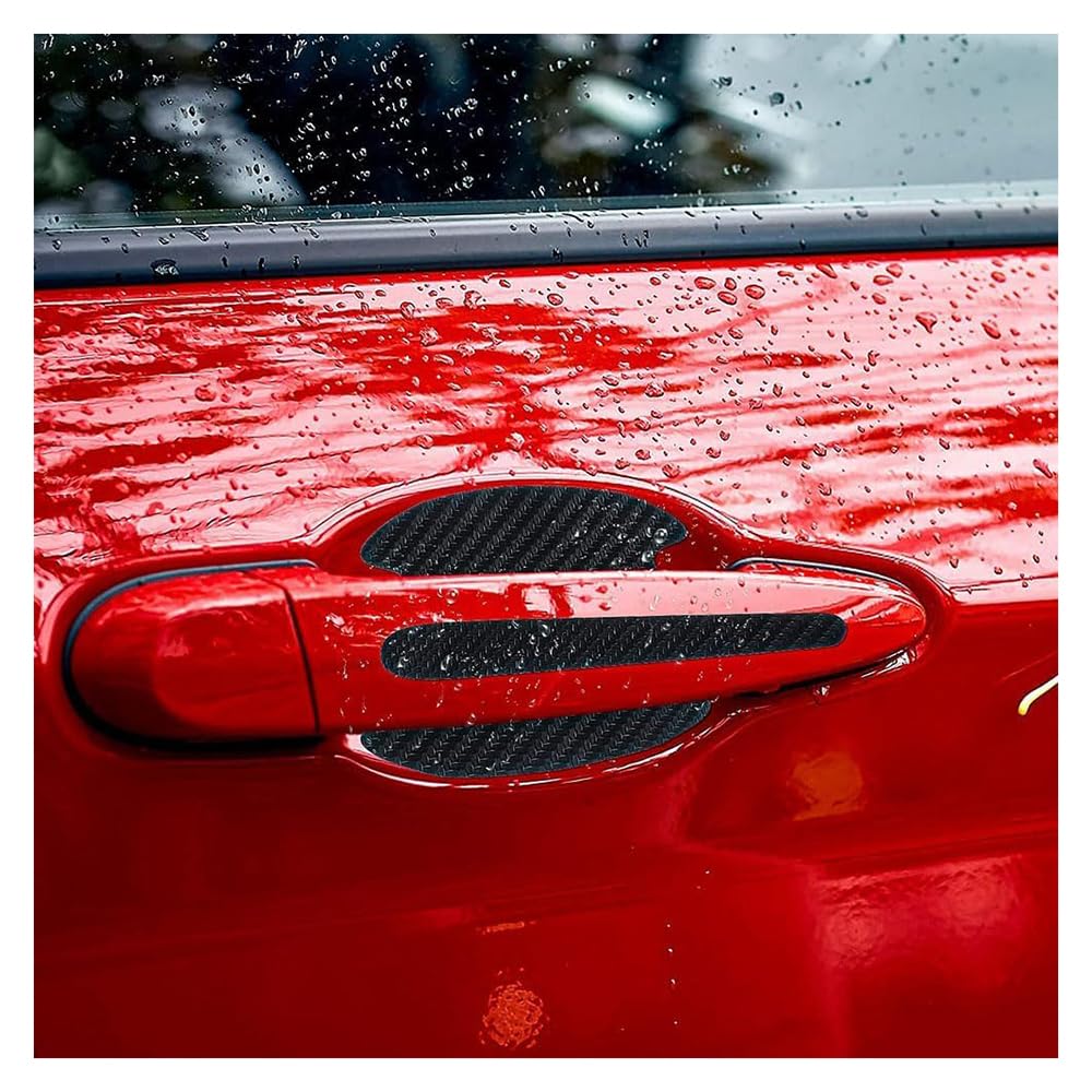 GRFIT Protection De Bord De Porte De Voiture Pour Peugeot 206/207/308/408/508 RCZ 208 3008 2008 4008, Protection De Porte De Voiture Pour Protection Contre Les Rayures, 4 Pièces,Black