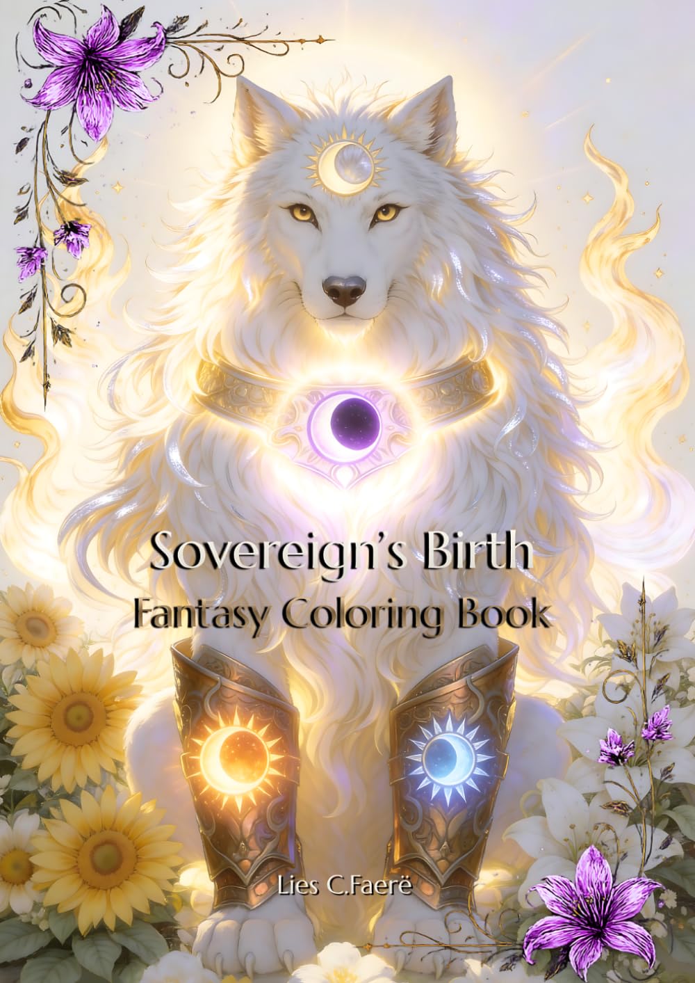 Sovereign's Birth: A Fantasy Coloring Book: A magical adult coloring book featuring spirit animals and ethereal fantasy designs (Coloring Books Eclipse Chronicles)