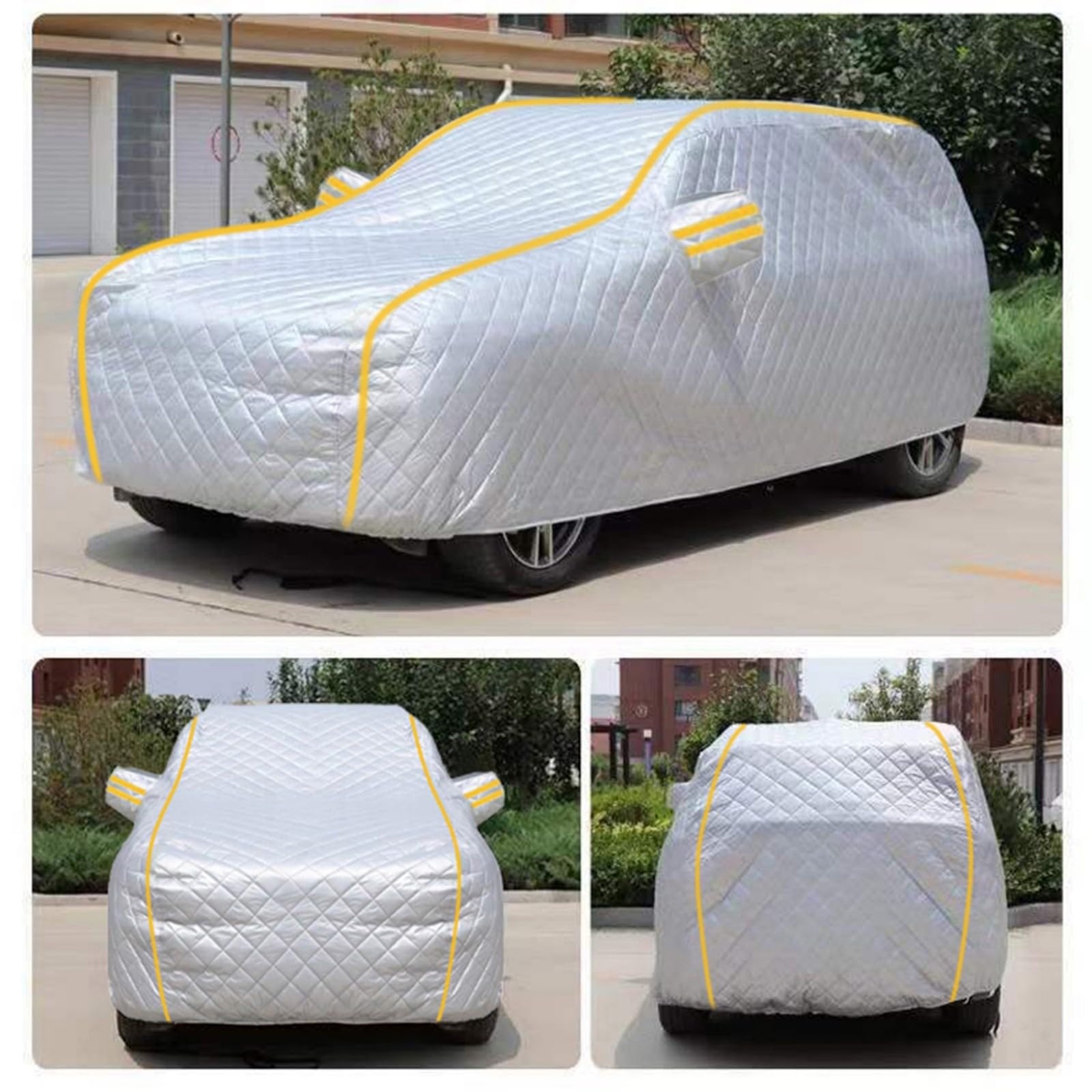 Funda para Coche Antigranizo para Kia Sorento(2002-2024),Cubrecoches Exterior Impermeable para Todo el Año con Acogchado Grueso, Protección Antigranizo y Antinieve