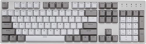 Miniatura 9 de DURGOD Teclado mecánico para juegos con interruptor Cherry MX Speed Silver Switch USB C Interface Tenkeyless 104 teclas PBT Teclas antifantasma para