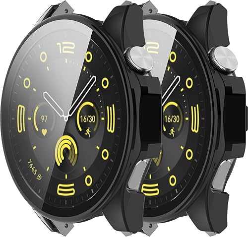 Destinado para Huawei Watch GT 4 41MM 46MM película de vidrio templado protector de pantalla duro PC parachoques cubierta completa para Huawei GT 4